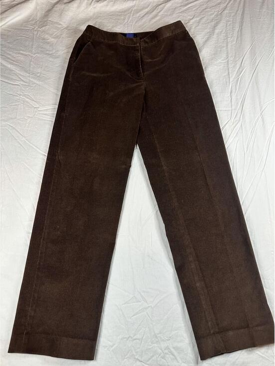Chocolate Pants - ✨🤎 Vintage Chocolate Brown Corduroy Pants Classic Straight Leg 🤎✨